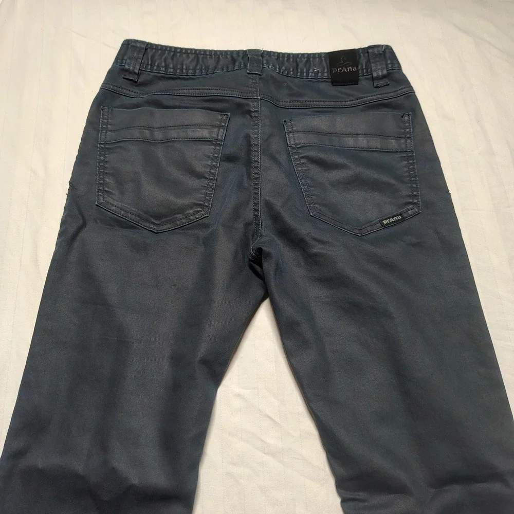 Prana Pants Mens 28x32 Dark Navy Slim Fit Bridger Performance Outdoor Casual